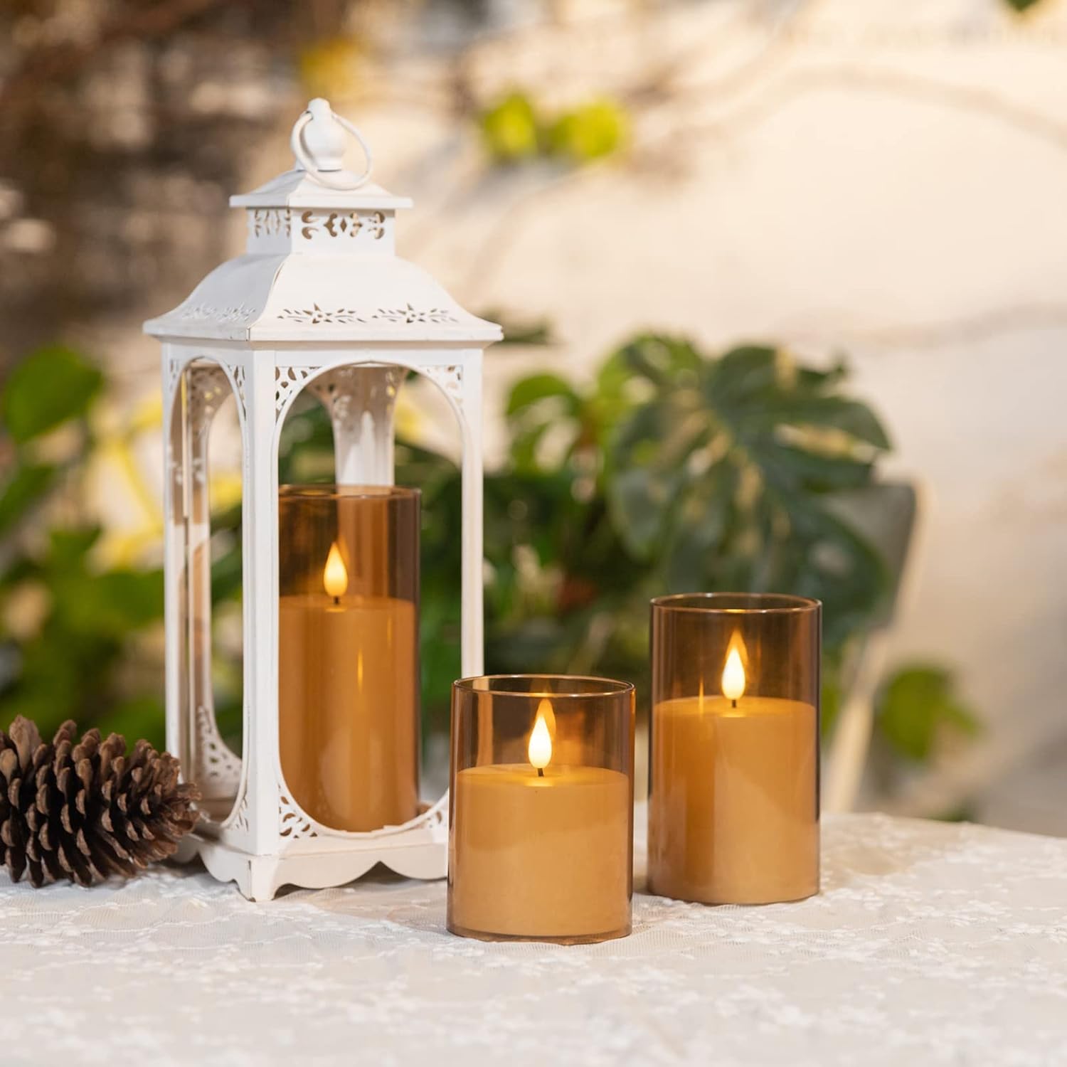 CREATE A WARM AND ROMANTIC ATMOSPHERE
